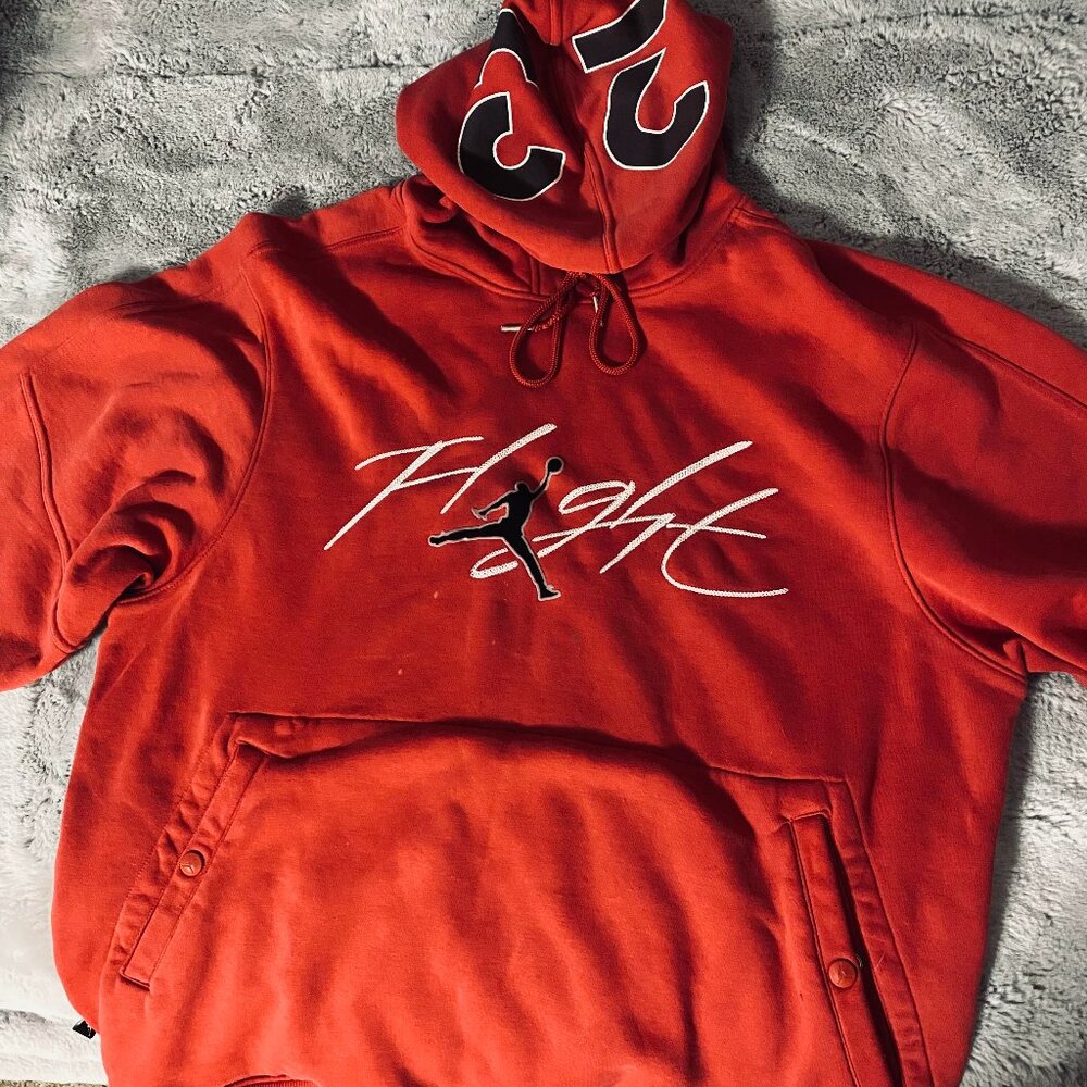 Flight Michael Jordan Mens Large Red Hoodie